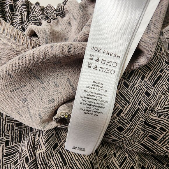 Geometric Pattern Wide-Leg Pants 4 Pockets Office Wear Palazzo Trousers Relaxed - Picture 15 of 15